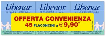 LIBENAR 15 FIALE ISOTONICHE DA 5 ML X 3 CONFEZIONI - Farmacia Mortise