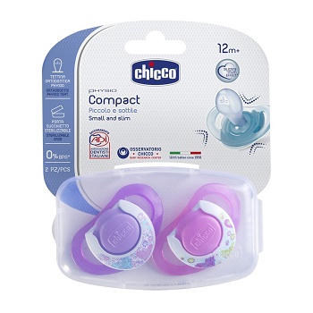 CHICCO SUCCHIETTO COMPACT GIRL S 16-36 MESI 2 PEZZI - Farmacia Mortise