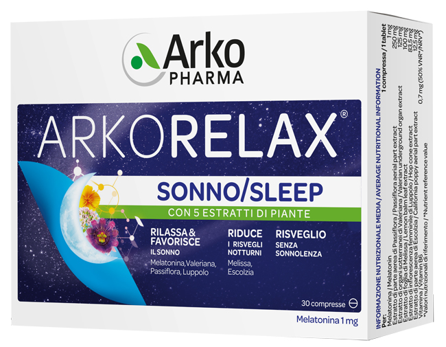ARKORELAX SONNO 30 COMPRESSE - Farmacia Mortise