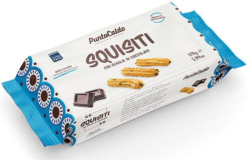 SQUISITI CON SCAGLIE DI CIOCCOLATO SENZA GLUTINE 220 G - Farmacia Mortise
