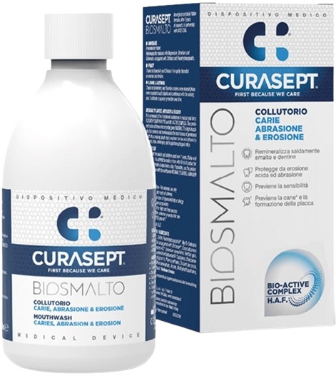 CURASEPT BIOSMALTO COLLUTORIO CARIE ABRASIONE&EROSIONE 300 ML - Farmacia Mortise