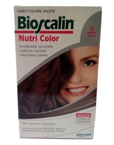 BIOSCALIN NUTRI COLOR 6 BIONDO SCURO SINCROB 124 ML - Farmacia Mortise