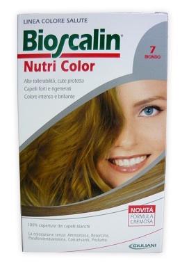 BIOSCALIN NUTRI COLOR 7 BIONDO SINCROB 124 ML - Farmacia Mortise