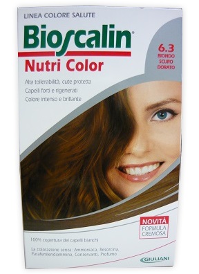 BIOSCALIN NUTRI COLOR 6,3 BIONDO SCURO DORATO SINCROB 124 ML - Farmacia Mortise
