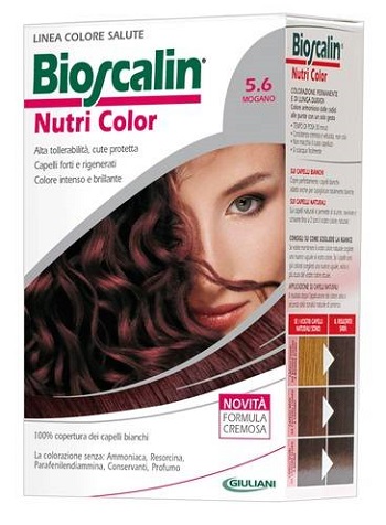 BIOSCALIN NUTRI COLOR 5,6 MOGANO SINCROB 124 ML - Farmacia Mortise