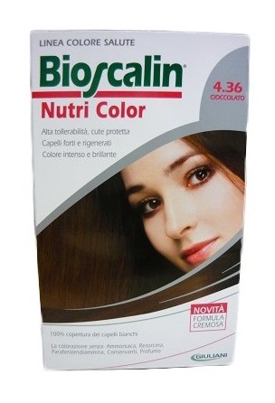 BIOSCALIN NUTRI COLOR 4,36 CIOCCOLATO SINCROB 124 ML - Farmacia Mortise