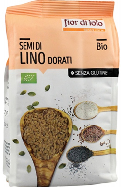 SEMI LINO DORATI SENZA GLUTINE BIO 400 G - Farmacia Mortise