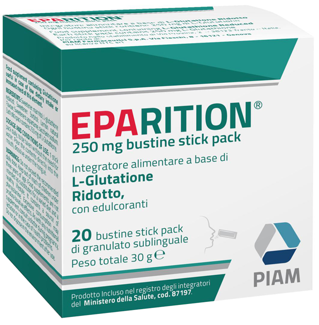 EPARITION 20 BUSTINE STICK PACK DA 250 MG DI GRANULATO SUBLINGUALE - Farmacia Mortise