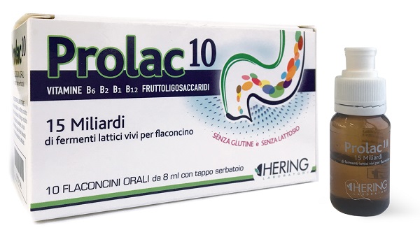 PROLAC10 FERMENTI LATTICI 15 MILIARDI 10 FLACONCINI 8 ML - Farmacia Mortise