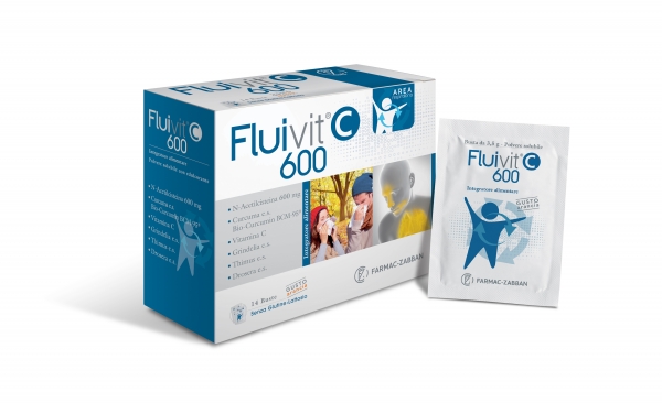 FLUIVIT C 600 14 BUSTINE - Farmacia Mortise
