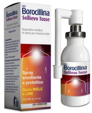NEOBOROCILLINA SOLLIEVO TOSSE SPRAY 20 ML - Farmacia Mortise