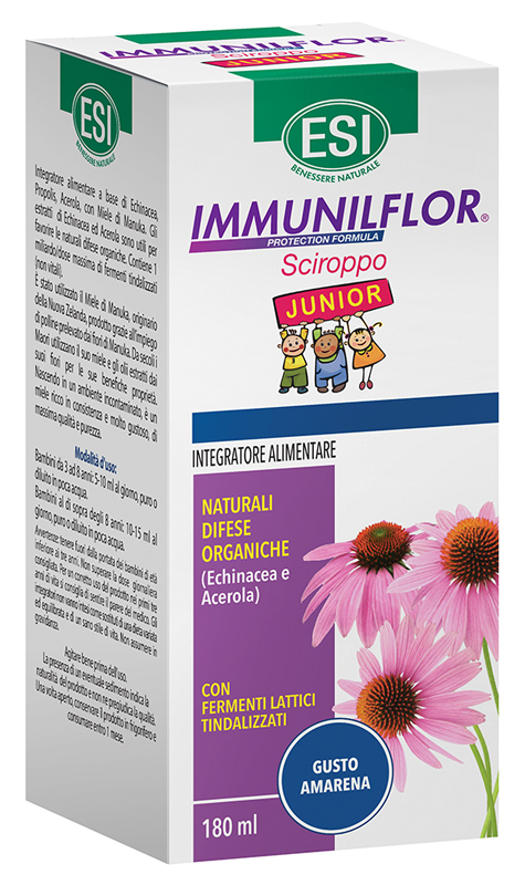 ESI IMMUNILFLOR SCIROPPO JUNIOR 180 ML - Farmacia Mortise