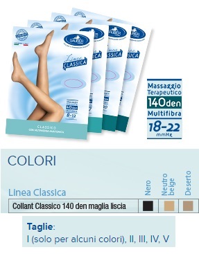 SAUBER COLLANT 140 DENARI MAGLIA LISCIA NEUTRO BEIGE 3 LINEA CLASSICA - Farmacia Mortise