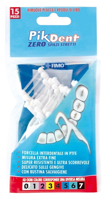 PIKDENT ZERO SPAZI STRETTI 15 FORCELLE INTERDENTALI - Farmacia Mortise