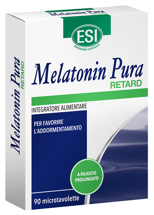 ESI MELATONIN PURA RETARD 90 MICROTAVOLETTE - Farmacia Mortise