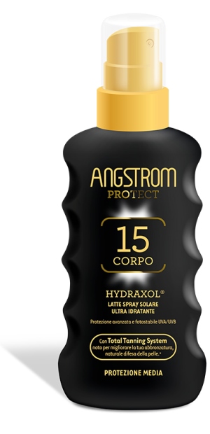 ANGSTROM PROTECT HYDRAXOL LATTE SPRAY SOLARE PROTEZIONE 15 175 ML - Farmacia Mortise