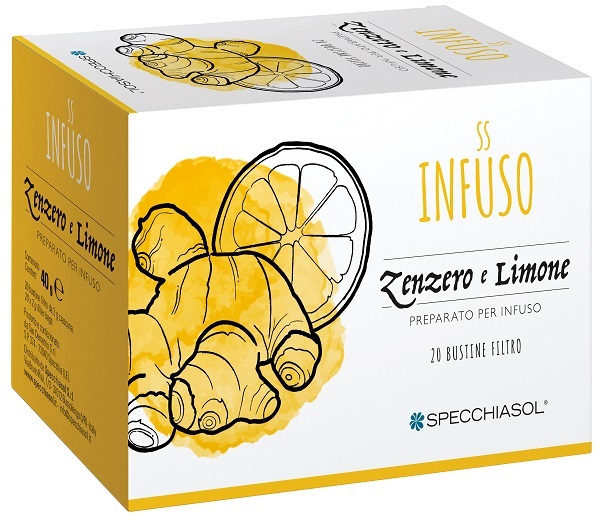 INFUSO TISANA ZENZERO + LIMONE 20 FILTRI - Farmacia Mortise