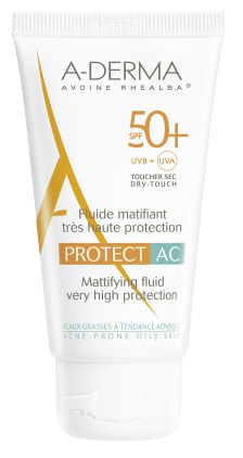ADERMA A-D PROTECT AC FLUIDO MAT 50+ 40 ML - Farmacia Mortise