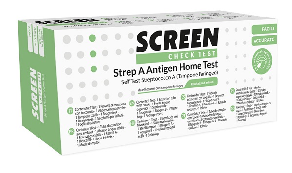 STREP A ANTIGEN HOME TEST DETERMINAZIONE QUALITATIVA ANTIGENI STREPTOCOCCO A DA TAMPONE FARINGEO 2 PEZZI - Farmacia Mortise