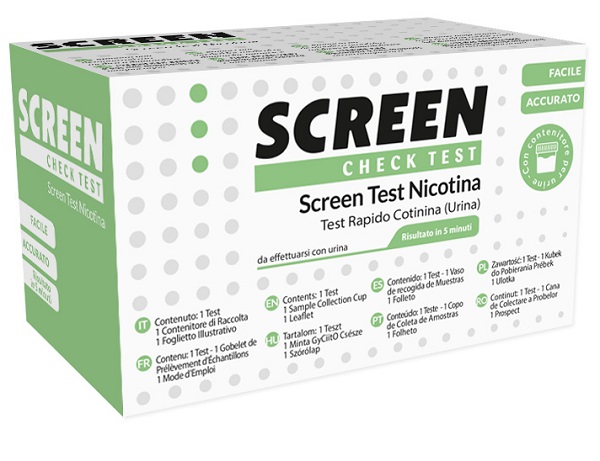 SCREEN TEST NICOTINA/COTININA URINA - Farmacia Mortise