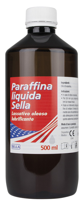 PARAFFINA LIQUIDA MD LASSATIVO 500 ML SELLA - Farmacia Mortise