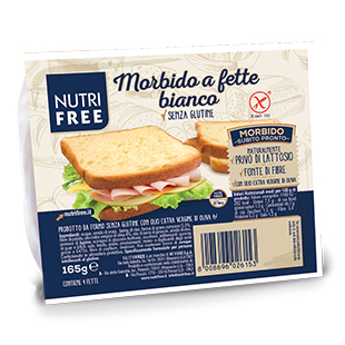 NUTRIFREE MORBIDO A FETTE BIANCO 165 G - Farmacia Mortise