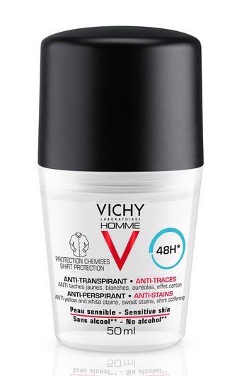 VICHY HOMME DEO ANTI-MACCHIE 50 ML - Farmacia Mortise