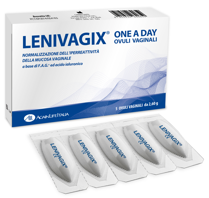 LENIVAGIX ONE A DAY 5 OVULI VAGINALI - Farmacia Mortise