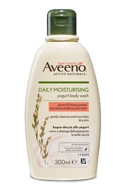 AVEENO BAGNO DOCCIA YOGURT ALBICOCCA & MIELE 300 ML - Farmacia Mortise