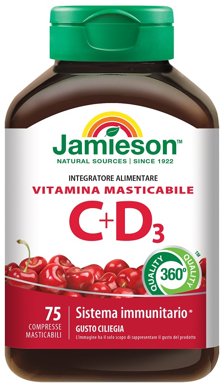 JAMIESON VITAMINA C 500 + D 75 COMPRESSE - Farmacia Mortise