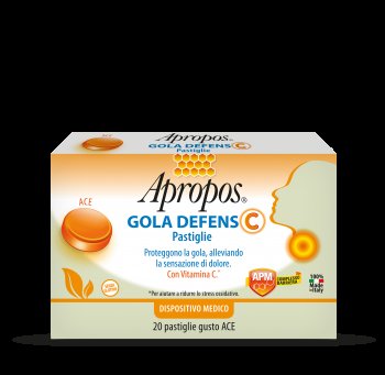 APROPOS GOLA DEFENS C ACE 20 PASTIGLIE - Farmacia Mortise
