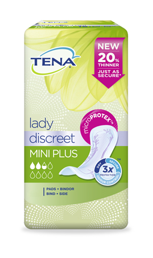 PANNOLONE SAGOMATO TENA DISCREET MINI PLUS 16 PEZZI - Farmacia Mortise