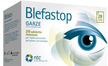 BLEFASTOP GARZA CON HY-TER IN COTONE PIEGATA CON FILO DI BARIO 28 PEZZI - Farmacia Mortise