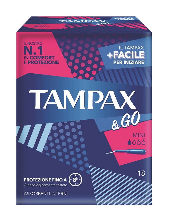 TAMPAX & GO MINI 18 PEZZI - Farmacia Mortise