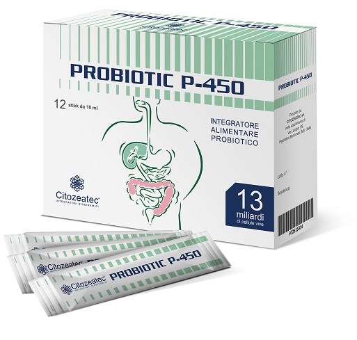 PROBIOTIC P-450 12 STICK MONODOSE 10 ML - Farmacia Mortise