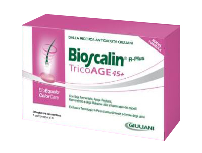 BIOSCALIN TRICOAGE 45+ COMPRESSE 60 COMPRESSE - Farmacia Mortise