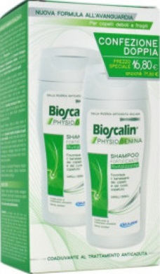BIOSCALIN PHYSIOGENINA SHAMPOO FORTIFICANTE RIVITALIZZANTE COFANETTO 2 FLACONI - Farmacia Mortise