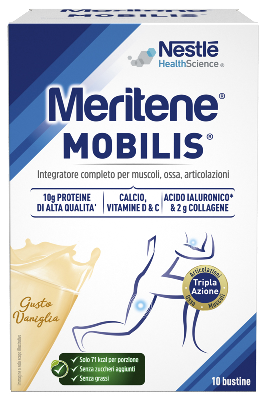 MERITENE MOBILIS GUSTO VANIGLIA 10 BUSTINE DA 21 G - Farmacia Mortise