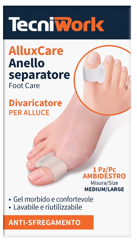ALLUXCARE SEPARATORE DIVARICATORE ALLUCE MEDIUM/LARGE 1 PEZZO - Farmacia Mortise