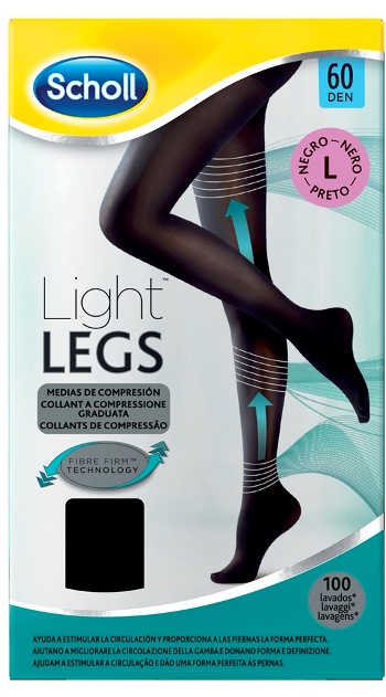 SCHOLL LIGHTLEGS 60 DENARI TAGLIA L COLORE NERO 1 PAIO - Farmacia Mortise