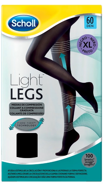 SCHOLL LIGHTLEGS 60 DENARI TAGLIA XL COLORE NERO 1 PAIO - Farmacia Mortise