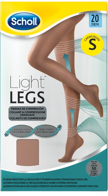 SCHOLL LIGHTLEGS 20 DENARI TAGLIA S COLORE NUDE 1 PAIO - Farmacia Mortise