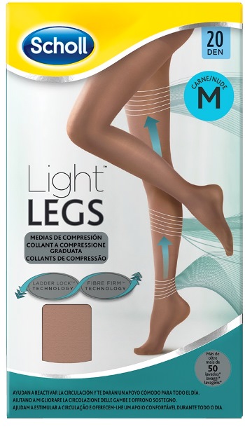 SCHOLL LIGHTLEGS 20 DENARI TAGLIA M COLORE NUDE 1 PAIO - Farmacia Mortise