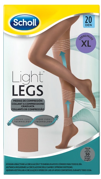 SCHOLL LIGHTLEGS 20 DENARI TAGLIA XL COLORE NUDE 1 PAIO - Farmacia Mortise