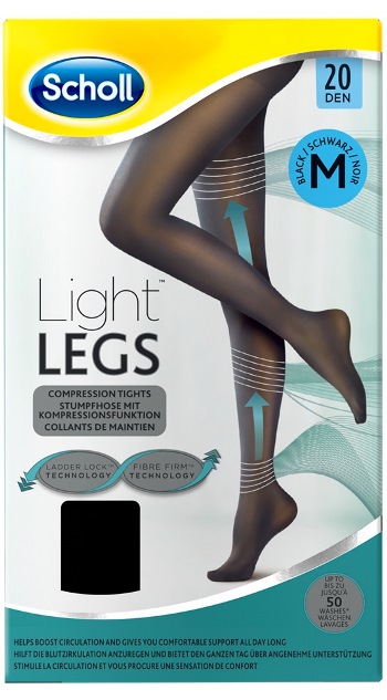 SCHOLL LIGHTLEGS 20 DENARI TAGLIA M COLORE NERO 1 PAIO - Farmacia Mortise