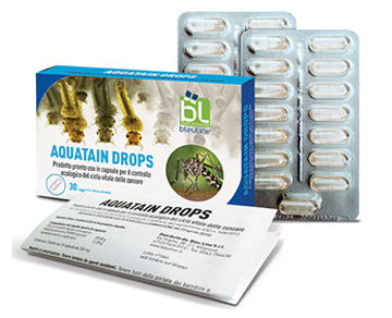 AQUATAIN DROPS CONTROLLO CICLO VITALE ZANZARA 2 BLISTER X 15 CAPSULE - Farmacia Mortise
