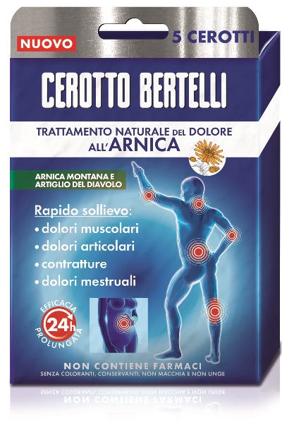 BERTELLI CEROTTO ARNICA ASTUCCIO 5 PEZZI - Farmacia Mortise
