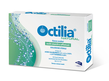 OCTILIA NATURAL OCCHI STANCHI E AFFATICATI 10 FLACONCINI 0,5 ML - Farmacia Mortise