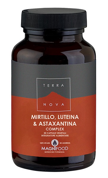 TERRANOVA MIRTILLO LUTEINA ASTAXANTINA SINERGIA PER GLI OCCHI 50 CAPSULE - Farmacia Mortise