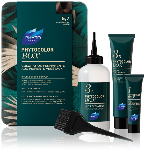 PHYTO PARIS COLOR BOX 5,7 CASTANO CHIARO TABACCO - Farmacia Mortise